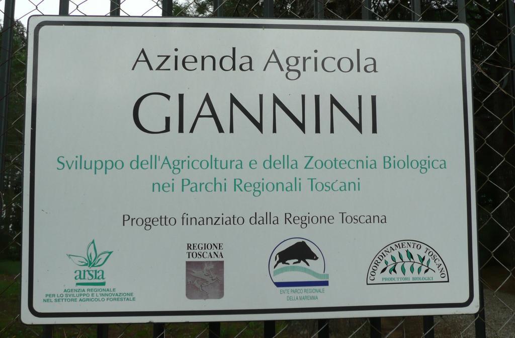 Podere Oslavia Az.Agr.Bio Giannini Alberese Zewnętrze zdjęcie